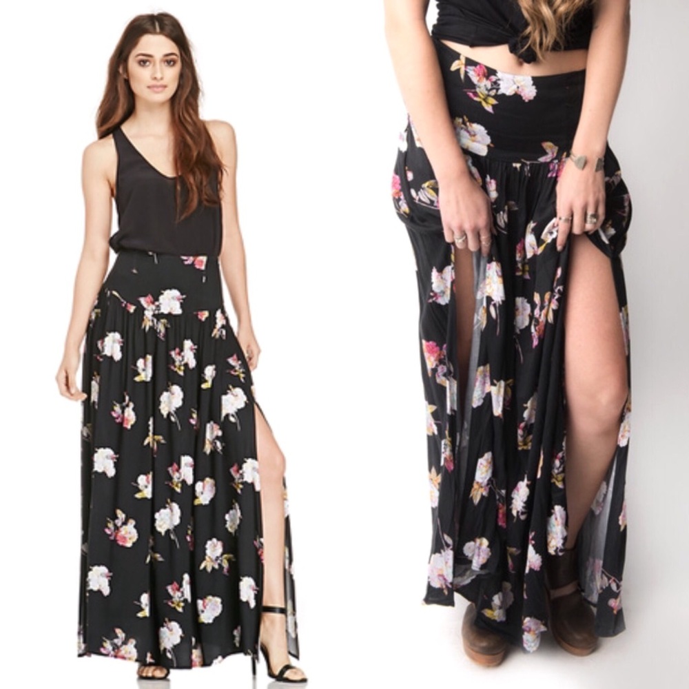 NEW Somedays Lovin Zenith Floral maxi skirt Sz XS